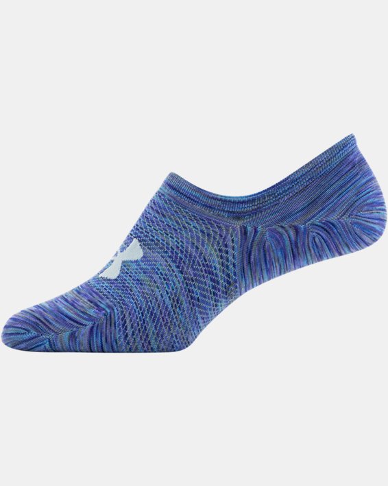 Women's UA Breathe Lite Ultra Low Liner Socks 6-Pack, Blue, pdpMainDesktop image number 1